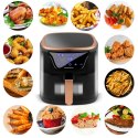 FRYTKOWNICA BEZTŁUSZCZOWA AIR FRYER BD-652 CZARNO-ZŁOTA