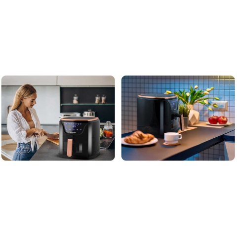 FRYTKOWNICA BEZTŁUSZCZOWA AIR FRYER BD-652 CZARNO-ZŁOTA FRYTKOWNICA BEZTŁUSZCZOWA AIR FRYER BD-652 CZARNO-ZŁOTA