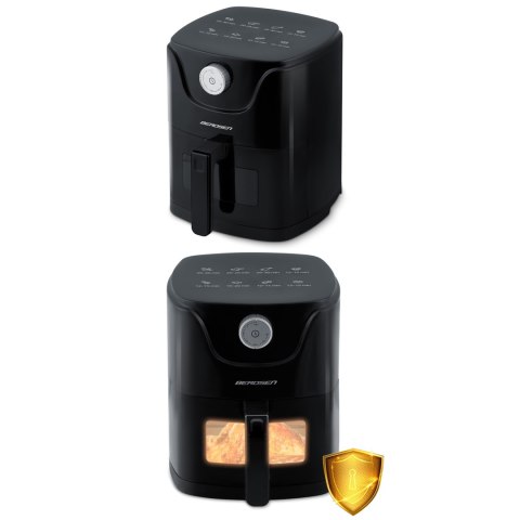 FRYTKOWNICA BEZTŁUSZCZOWA AIR FRYER BERDSEN BD-654 CZARNA FRYTKOWNICA BEZTŁUSZCZOWA AIR FRYER BERDSEN BD-654 CZARNA