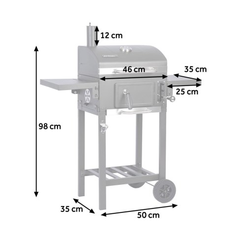 GRILL WĘGLOWY BERDSEN BD-892 GRILL WĘGLOWY BERDSEN BD-892