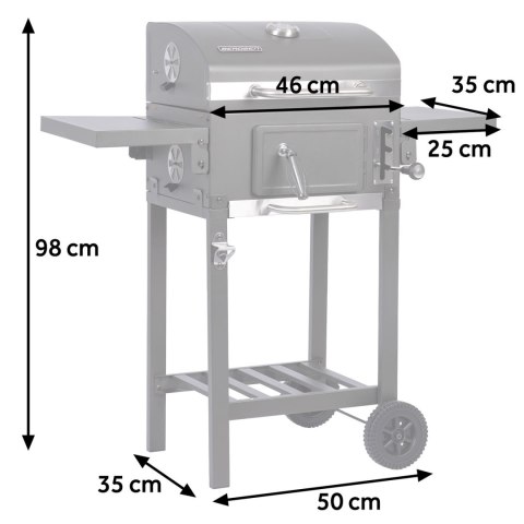 GRILL WĘGLOWY BERDSEN BD-892 GRILL WĘGLOWY BERDSEN BD-892
