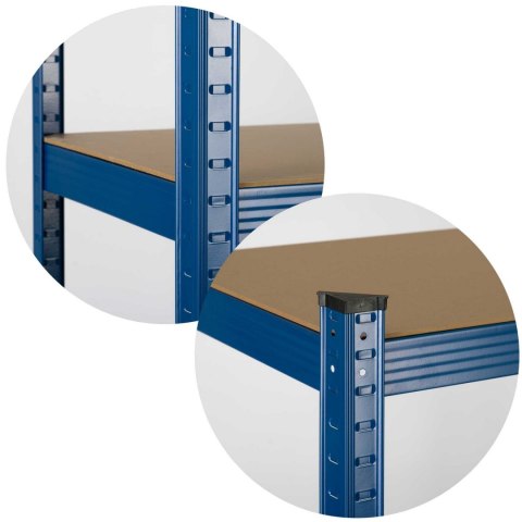 REGAŁ METALOWY MAGAZYNOWY 150 X 75 X 30 HUMBERG 4842 REGAŁ METALOWY MAGAZYNOWY 150 X 75 X 30 HUMBERG 4842