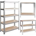 REGAŁ METALOWY MAGAZYNOWY 150 X 75 X 30 CM HUMBERG 4840