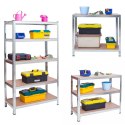 REGAŁ METALOWY MAGAZYNOWY 150 X 75 X 30 CM HUMBERG 4840