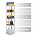 REGAŁ METALOWY MAGAZYNOWY 180 X 40 X 40 HUMBERG 4819