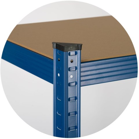 REGAŁ METALOWY MAGAZYNOWY 180 X 90 X 30CM HUMBERG 4845 REGAŁ METALOWY MAGAZYNOWY 180 X 90 X 30CM HUMBERG 4845
