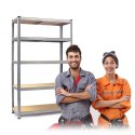 REGAŁ METALOWY MAGAZYNOWY 180 X 90 X 40 HUMBERG 4846