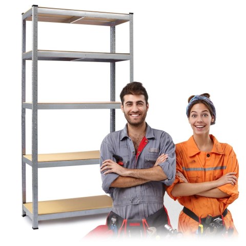 REGAŁ METALOWY MAGAZYNOWY 180 X 90 X 40 CM HUMBERG HR-812 + POKROWIEC GRATIS REGAŁ METALOWY MAGAZYNOWY 180 X 90 X 40 CM HUMBERG HR-812 + POKROWIEC GRATIS
