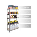 REGAŁ METALOWY MAGAZYNOWY 180 X 90 X 40 CM HUMBERG HR-812 + POKROWIEC GRATIS