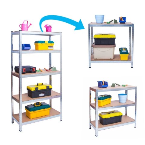 REGAŁ METALOWY MAGAZYNOWY 180 X 90 X 40 CM HUMBERG HR-812 REGAŁ METALOWY MAGAZYNOWY 180 X 90 X 40 CM HUMBERG HR-812