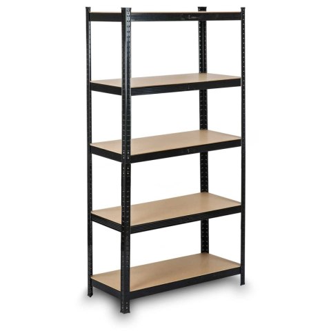 REGAŁ METALOWY MAGAZYNOWY 180 X 90 X 40 CM HUMBERG HR-813 CZARNY REGAŁ METALOWY MAGAZYNOWY 180 X 90 X 40 CM HUMBERG HR-813 CZARNY