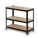 REGAŁ METALOWY MAGAZYNOWY 180 X 90 X 40 CM HUMBERG HR-813 CZARNY
