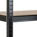 REGAŁ METALOWY MAGAZYNOWY 180 X 90 X 40 CM HUMBERG HR-813 CZARNY