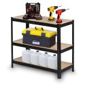 REGAŁ METALOWY MAGAZYNOWY 180 X 90 X 40 CM HUMBERG HR-813 CZARNY