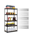 REGAŁ METALOWY MAGAZYNOWY 183 X 90 X 45 CM HUMBERG HR-700 CZARNY