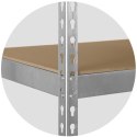 REGAŁ METALOWY MAGAZYNOWY 183 X 90 X 45 CM HUMBERG HR-700 SREBRNY