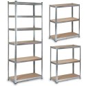REGAŁ METALOWY MAGAZYNOWY 222 X 90 X 40 CM HUMBERG HR-814