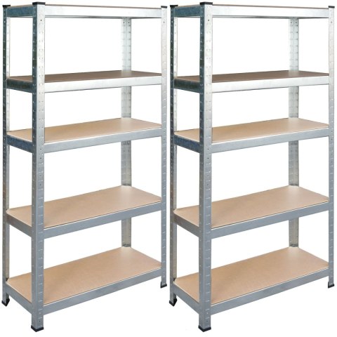 REGAŁ METALOWY MAGAZYNOWY ZESTAW 2 SZT 150 X 75 X 30 CM HUMBERG HR-810 REGAŁ METALOWY MAGAZYNOWY ZESTAW 2 SZT 150 X 75 X 30 CM HUMBERG HR-810