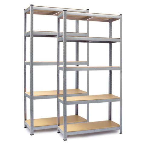 REGAŁ METALOWY MAGAZYNOWY ZESTAW 2 SZT 150 X 75 X 30 CM HUMBERG HR-810 REGAŁ METALOWY MAGAZYNOWY ZESTAW 2 SZT 150 X 75 X 30 CM HUMBERG HR-810