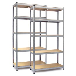 REGAŁ METALOWY MAGAZYNOWY ZESTAW 2 SZT 180 X 90 X 40 CM HUMBERG HR-812