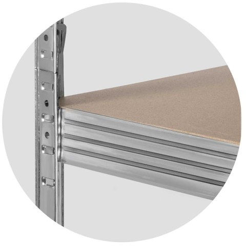 REGAŁ METALOWY MAGAZYNOWY ZESTAW 2 SZT 180 X 90 X 40 CM HUMBERG HR-812 REGAŁ METALOWY MAGAZYNOWY ZESTAW 2 SZT 180 X 90 X 40 CM HUMBERG HR-812