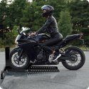 STOJAK MOTOCYKLOWY NA PRZEDNIE KOŁO MT3 CZARNY