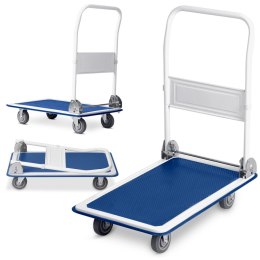 WÓZEK TRANSPORTOWY RĘCZNY HM-505 BIAŁO-NIEBIESKI
