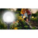LAMPKA SOLARNA BIAŁA KULA 4SZT ILUMEN LS-102