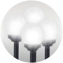 LAMPKA SOLARNA BIAŁA KULA 4SZT ILUMEN LS-102