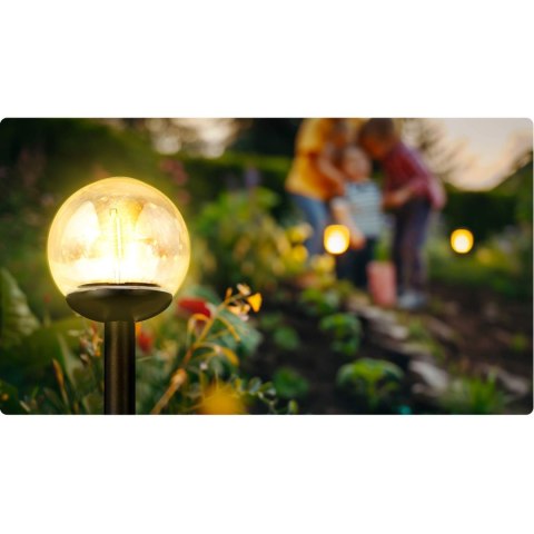 LAMPKA SOLARNA PRZEŹROCZYSTA KULA 4SZT ILUMEN LS-103 LAMPKA SOLARNA PRZEŹROCZYSTA KULA 4SZT ILUMEN LS-103