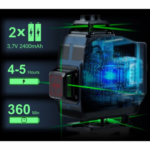LASER KRZYŻOWY W WALIZCE + AKCESORIA HUMBERG HM-170 LASER KRZYŻOWY W WALIZCE + AKCESORIA HUMBERG HM-170