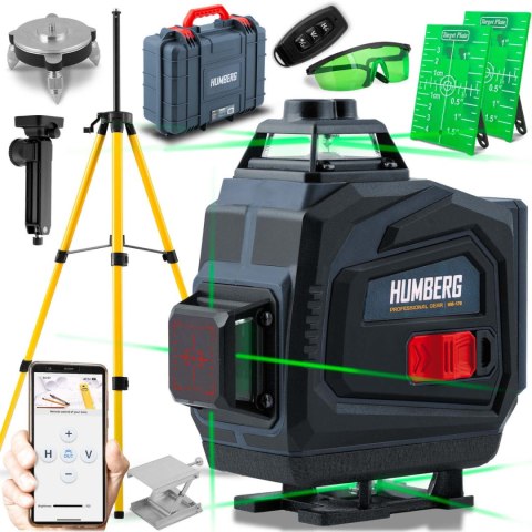 LASER KRZYŻOWY W WALIZCE + STATYW HUMBERG HM-170 LASER KRZYŻOWY W WALIZCE + STATYW HUMBERG HM-170
