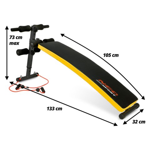 ŁAWECZKA SKOŚNA DO ĆWICZEŃ Z EKSPANDERAMI NEO-SPORT NS-08G ŁAWECZKA SKOŚNA DO ĆWICZEŃ Z EKSPANDERAMI NEO-SPORT NS-08G