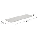 MATA DO ĆWICZEŃ 183 X 60 CM NEO-SPORT - 192200 SZARA