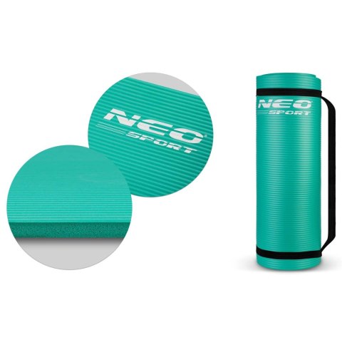 MATA DO ĆWICZEŃ GRUBA 183 X 60 CM NEO-SPORT - 192301 TURKUSOWA MATA DO ĆWICZEŃ GRUBA 183 X 60 CM NEO-SPORT - 192301 TURKUSOWA