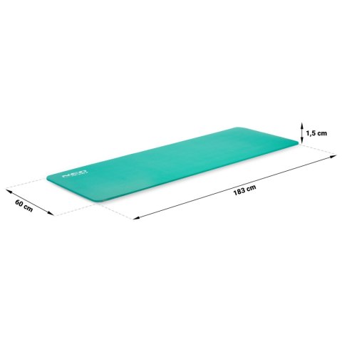 MATA DO ĆWICZEŃ GRUBA 183 X 60 CM NEO-SPORT - 192301 TURKUSOWA MATA DO ĆWICZEŃ GRUBA 183 X 60 CM NEO-SPORT - 192301 TURKUSOWA