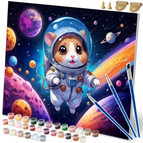 OBRAZ DO MALOWANIA PO NUMERACH 40X50 CM MASSIDO ASTRONAUTA OBRAZ DO MALOWANIA PO NUMERACH 40X50 CM MASSIDO ASTRONAUTA