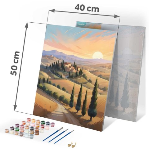 OBRAZ DO MALOWANIA PO NUMERACH 40X50 CM MASSIDO PEJZAŻ OBRAZ DO MALOWANIA PO NUMERACH 40X50 CM MASSIDO PEJZAŻ