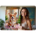 OBRAZ DO MALOWANIA PO NUMERACH 40X50 CM MASSIDO PIESEK CORGI