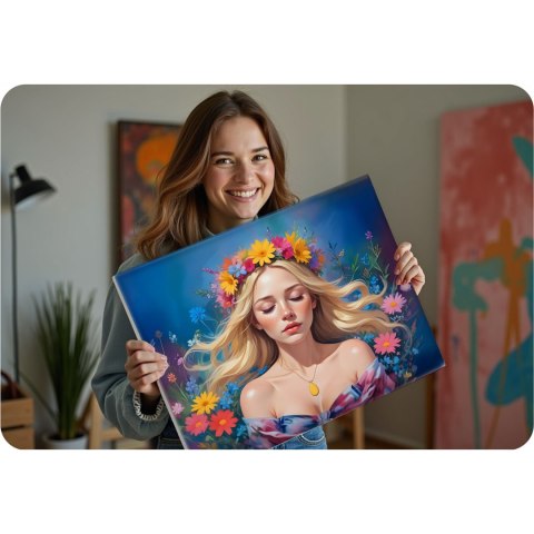 OBRAZ DO MALOWANIA PO NUMERACH 40X50 CM MASSIDO PORTRET KOBIETY OBRAZ DO MALOWANIA PO NUMERACH 40X50 CM MASSIDO PORTRET KOBIETY