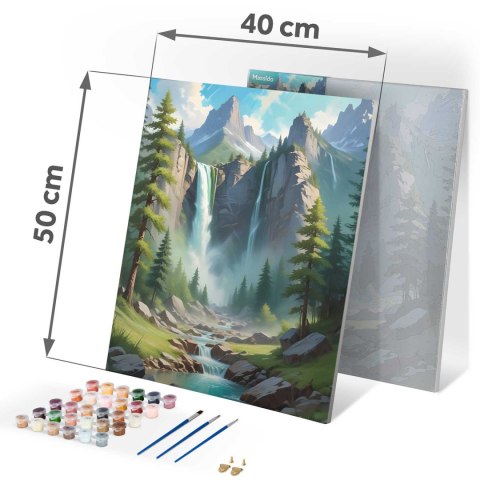 OBRAZ DO MALOWANIA PO NUMERACH 40X50 CM MASSIDO KRAJOBRAZ GÓRSKI OBRAZ DO MALOWANIA PO NUMERACH 40X50 CM MASSIDO KRAJOBRAZ GÓRSKI