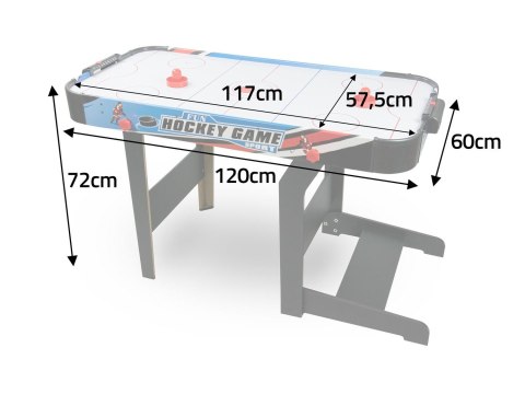 STÓŁ DO GRY CYMBERGAJ AIR HOCKEY DUŻY SKŁADANY NS-427 STÓŁ DO GRY CYMBERGAJ AIR HOCKEY DUŻY SKŁADANY NS-427