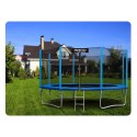TRAMPOLINA OGRODOWA 13FT/404CM Z SIATKĄ ZEWNĘTRZNĄ I DRABINKĄ NEO-SPORT