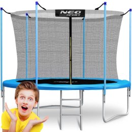 TRAMPOLINA OGRODOWA 6FT/183CM Z SIATKĄ WEWNĘTRZNĄ I DRABINKĄ NEO-SPORT