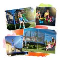 TRAMPOLINA OGRODOWA 8FT/252CM Z SIATKĄ WEWNĘTRZNĄ I DRABINKĄ NEO-SPORT