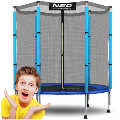 TRAMPOLINA OGRODOWA DLA DZIECI 140 CM 4,5FT NEO-SPORT TRAMPOLINA OGRODOWA DLA DZIECI 140 CM 4,5FT NEO-SPORT