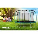 TRAMPOLINA OGRODOWA PROFILOWANA 12FT/374CM Z SIATKĄ WEWNĘTRZNĄ NEO-SPORT