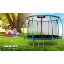 TRAMPOLINA OGRODOWA PROFILOWANA 14FT/435CM Z SIATKĄ WEWNĘTRZNĄ NEO-SPORT