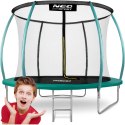 TRAMPOLINA OGRODOWA PROFILOWANA 8FT/252CM Z SIATKĄ WEWNĘTRZNĄ NEO-SPORT