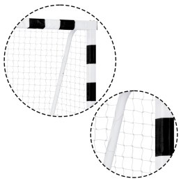 BRAMKA DO PIŁKI NOŻNEJ 180 X 120 X 60 CM NS-464 CZARNO-BIAŁA
